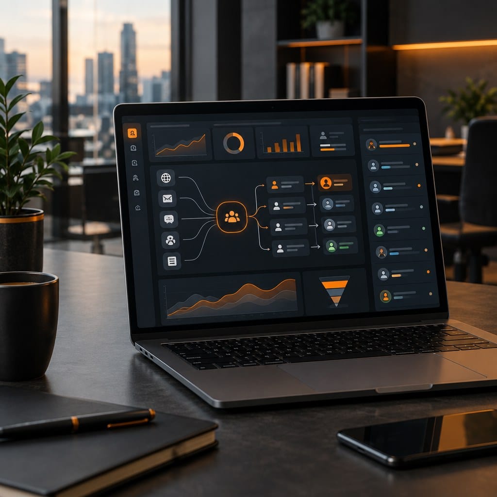 AI-assisted lead generation and CRM workflow